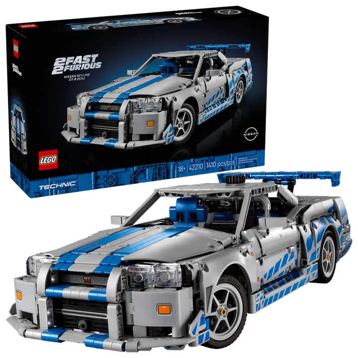 LEGO Technic 2 Fast 2 Furious Nissan Skyline GT-R (R34) Car - 42210