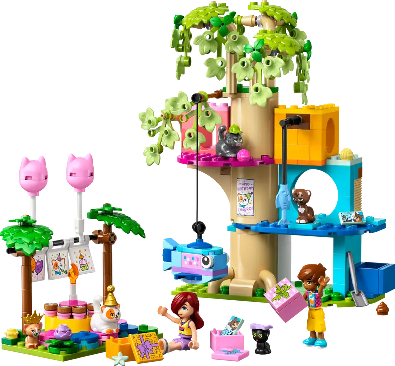 Lego Friends Cat Birthday Party & Tree House - 42666