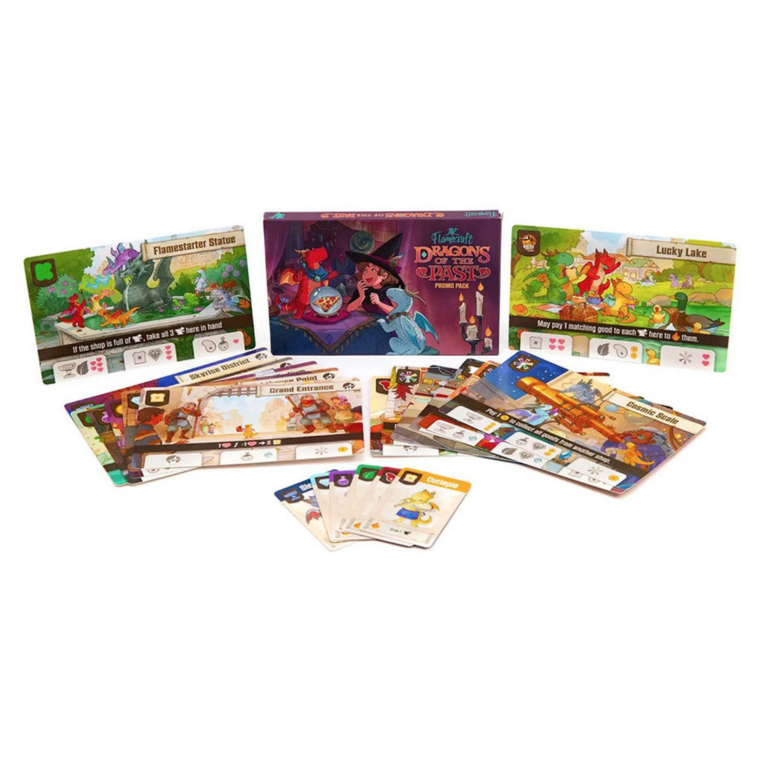Flamecraft: Dragons of the Past Promo Pack — box and contents
