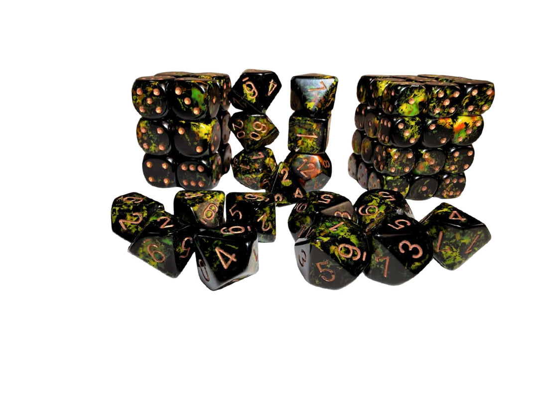 Chessex Brush Deep Forest 12mm D6 Block (36)