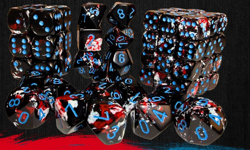 Chessex Brush Dark Side 12mm D6 Block (36)