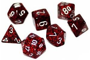 Chessex Speckled Silver Volcano 7-Die Set