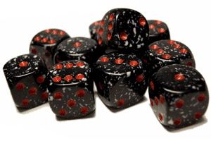 Chessex Speckled Space 12mm D6 Block (36)