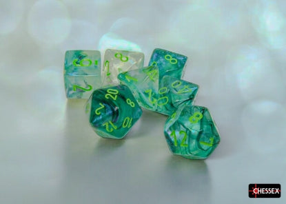 Chessex Borealis Kelp/Light Green 7-Die Set