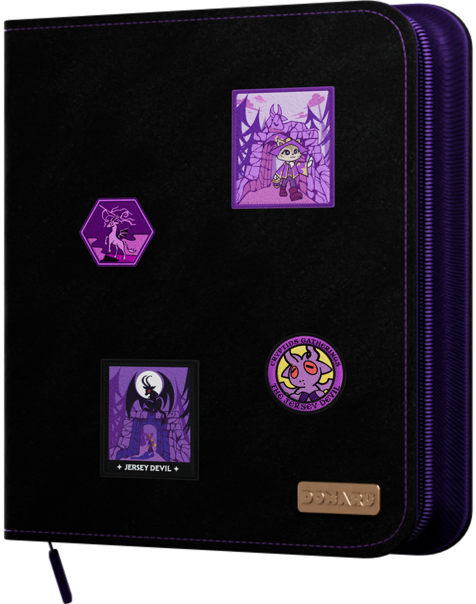 Gatherers' Tavern - Domaru Binder: 12-Pocket Cryptids Collection - Velvet Night