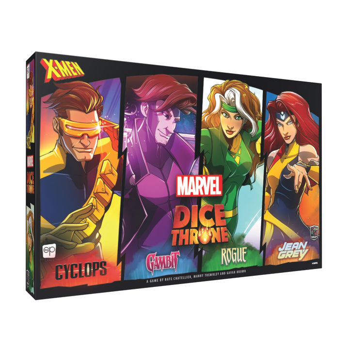 Marvel Dice Throne X-Men Box 2 (Cyclops, Gambit, Rogue, Jean Grey) — box front