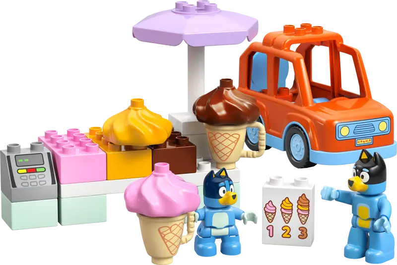 LEGO Duplo Ice Cream Trip with Bluey - 10458