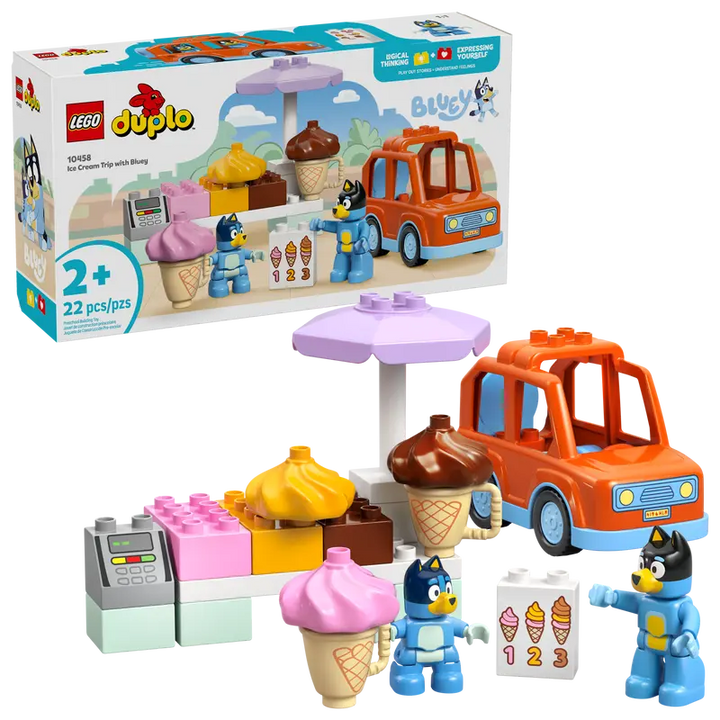 LEGO Duplo Ice Cream Trip with Bluey - 10458
