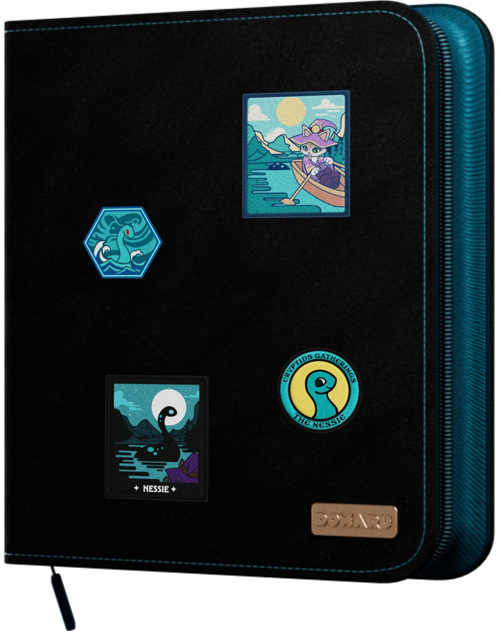 Gatherers' Tavern - Domaru Binder: 12-Pocket Cryptids Collection - Turquoise Loch