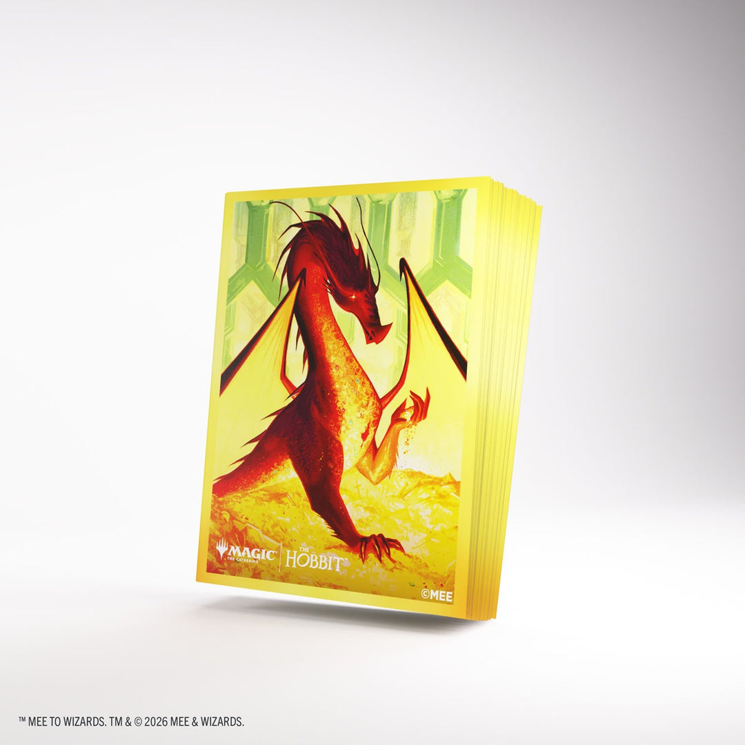 Gamegenic MTG The Hobbit Premium Art Sleeves – Villain 1 (Smaug the Golden)