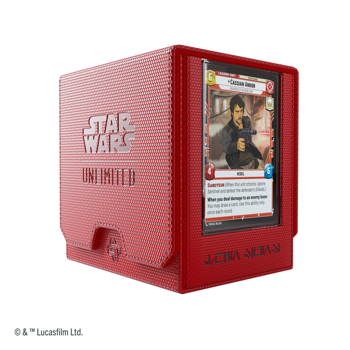 Gamegenic STAR WARS : Unlimited Twin Suns Deck Pod Red