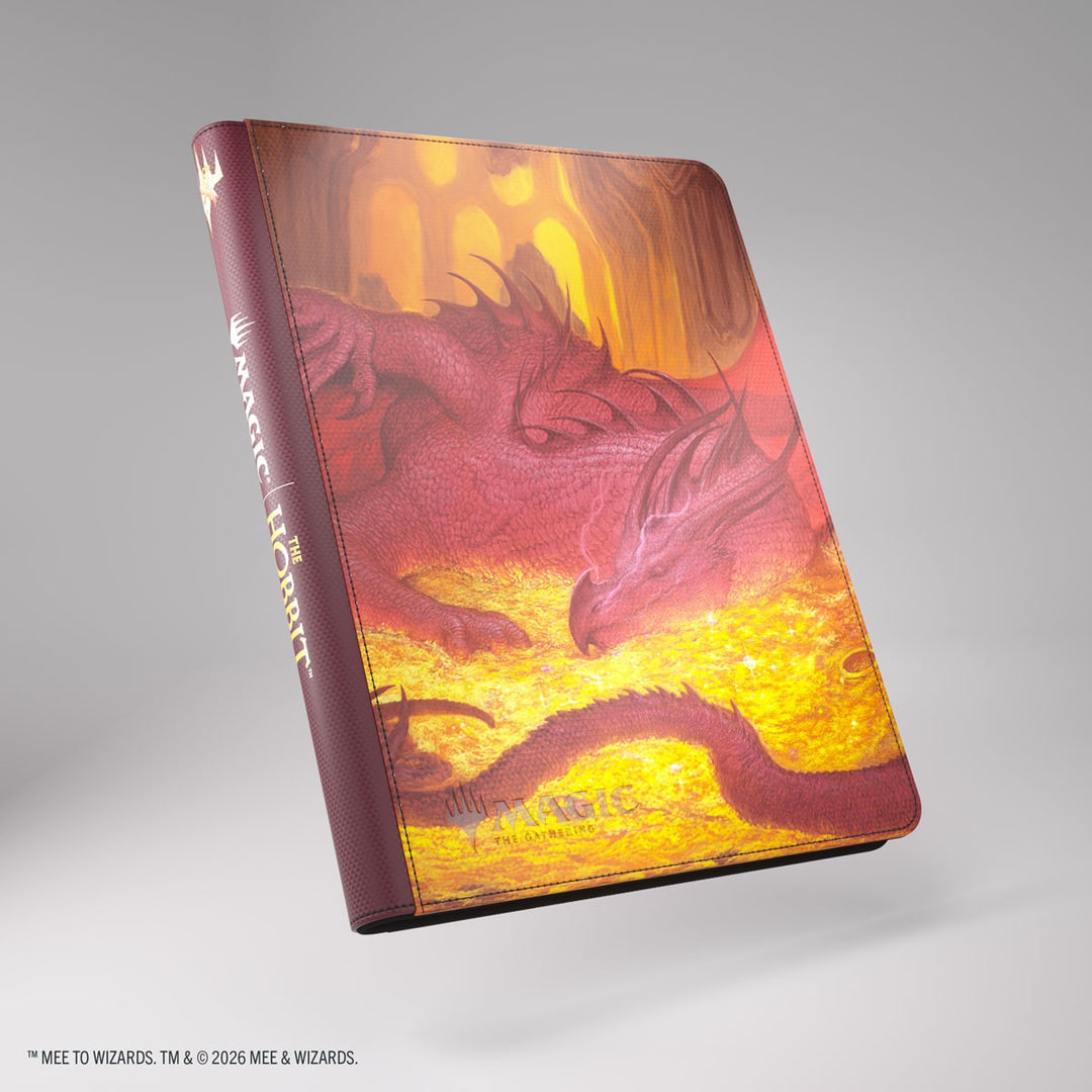 Gamegenic MTG The Hobbit Zip-Up Album 18-Pocket – Villain's Treasure 3 (Smaug's Mox Amber)