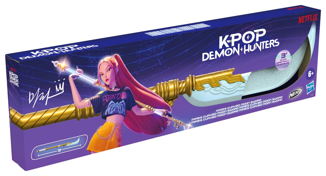 K-Pop Demon Hunters NERF Mira's Curved Moon Sword