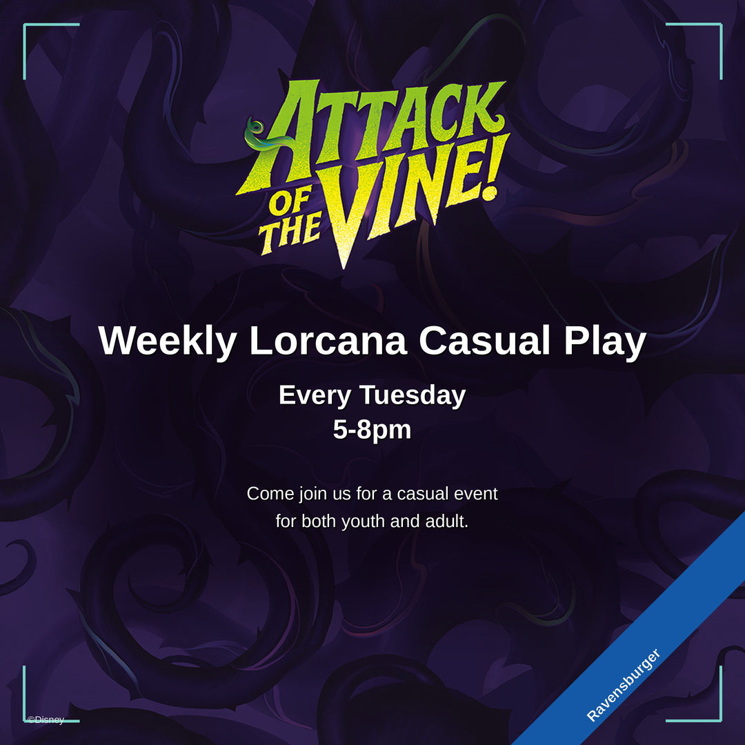 Disney Lorcana Weekly Play — Every Tuesday, 5-8 PM!
