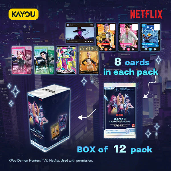 K-Pop Demon Hunters Collectible Trading Cards Energy Edition