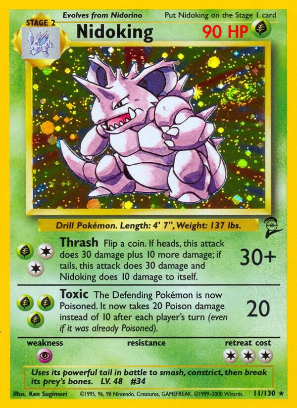 Nidoking 11/130 BS2 CGC Mint 8
