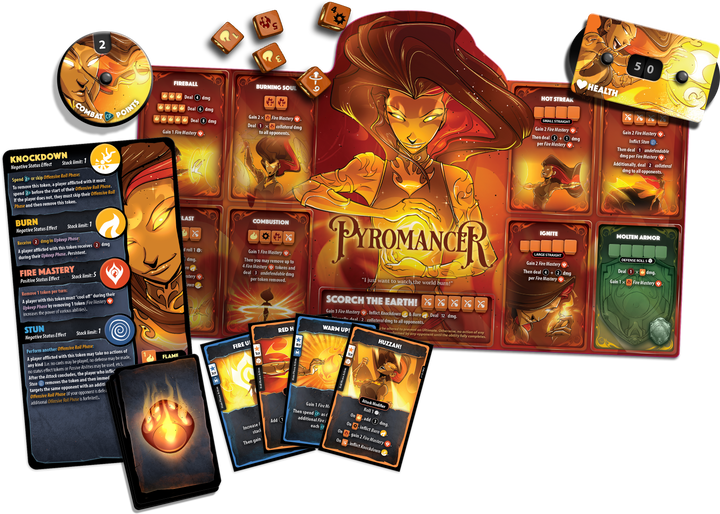 Dice Throne: Pyromancer