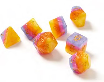 Sirius Dice Dice Set - Tahitian Sunset