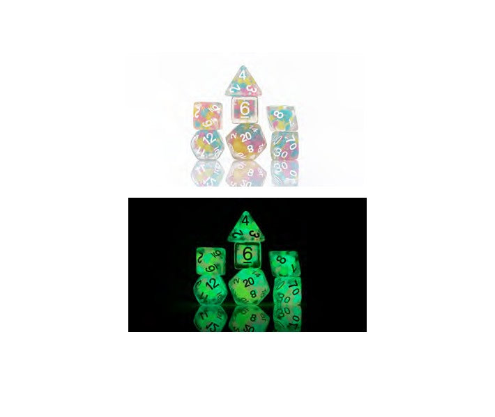 Sirius Dice Dice Set - Glowworm - Lucky Charm