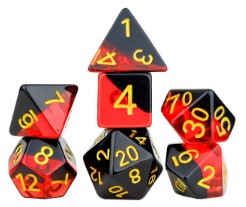 Sirius Dice Dice Set - Brimstone