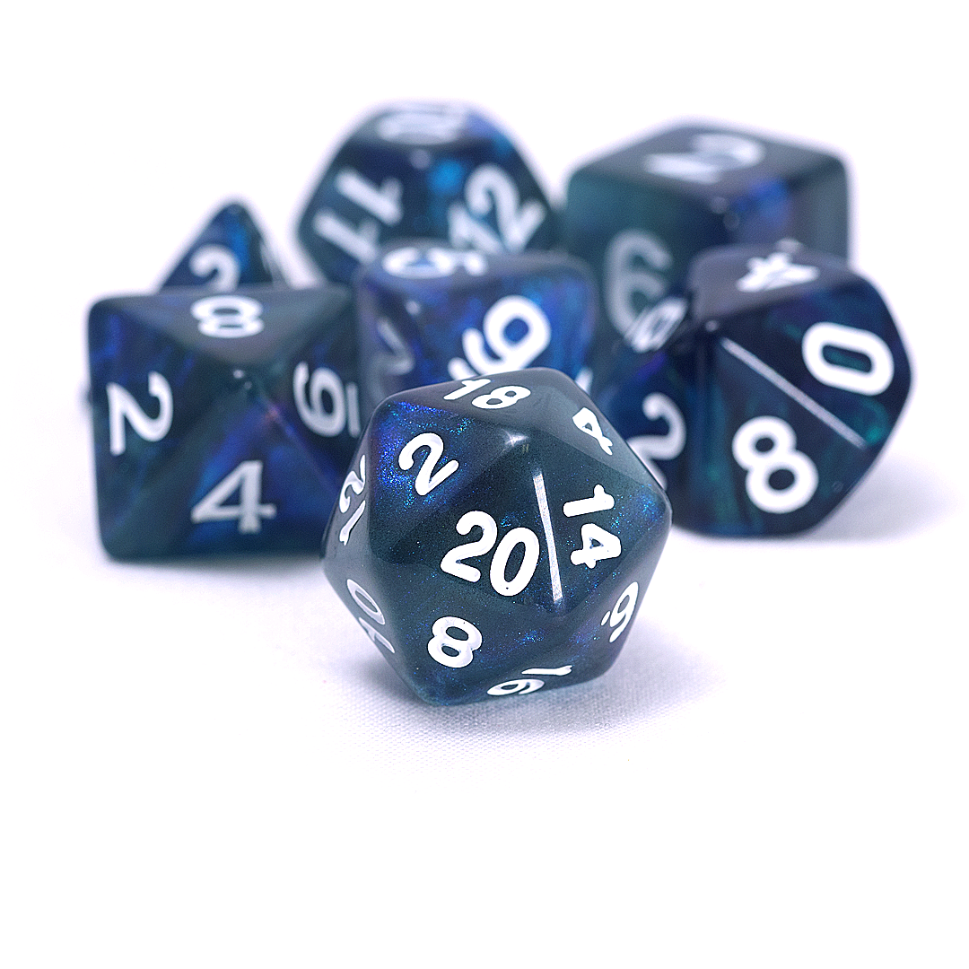 Sirius Dice Dice Set - Unearthed Treasure - Sapphire