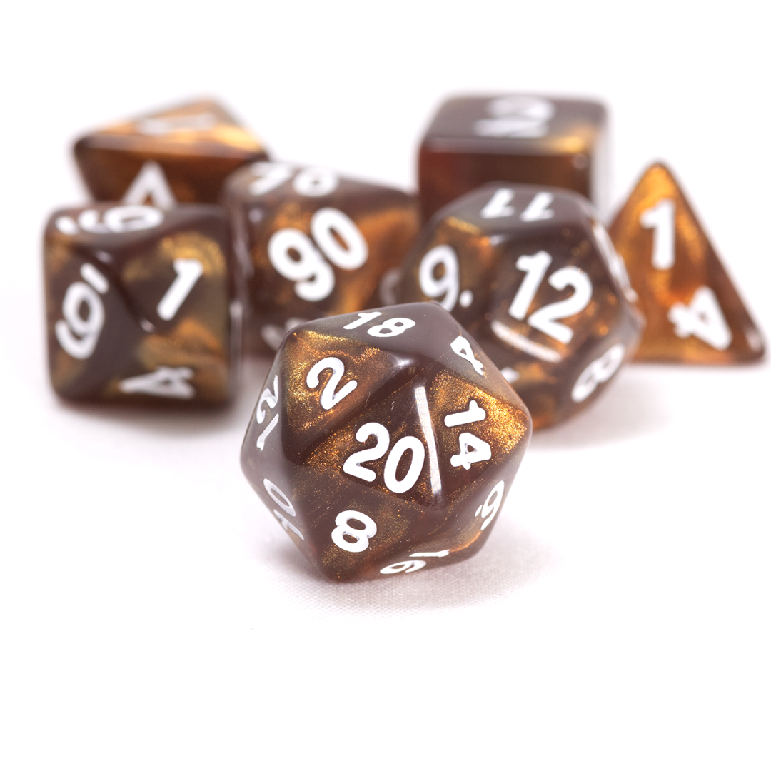 Sirius Dice Dice Set - Unearthed Treasure - Topaz