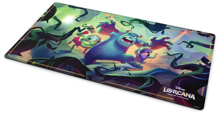 Disney Lorcana - Mike Wazowski, Sully, and Boo in Attack of the Vine Playmat