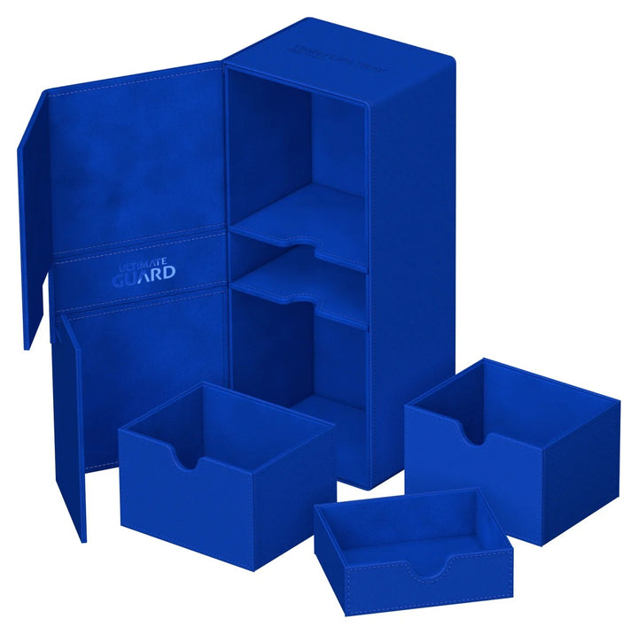 Ultimate Guard Twin Flip'n'Tray 266+ Blue Monocolor — official feature / angle 6