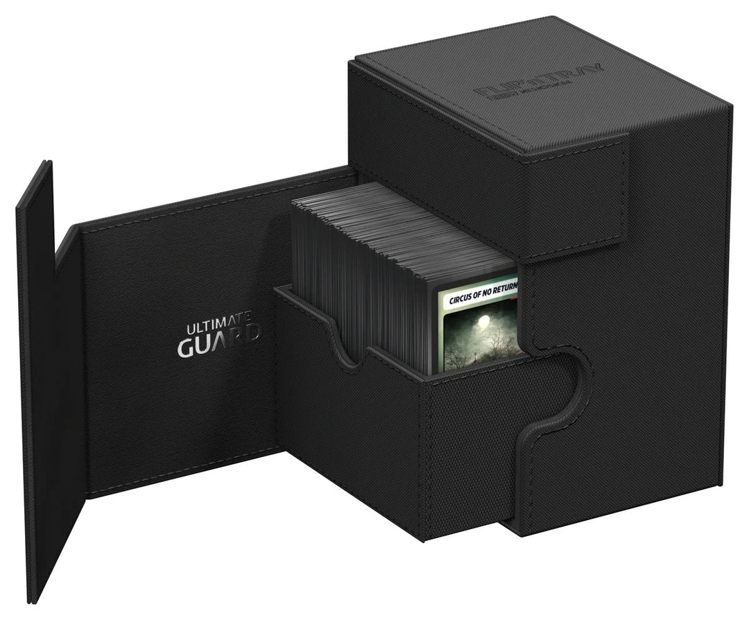 Ultimate Guard FlipnTray 133+ Monocolor - Black — official angle 3