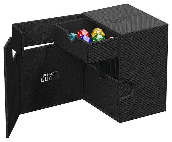 Ultimate Guard FlipnTray 133+ Monocolor - Black — official feature / angle 6