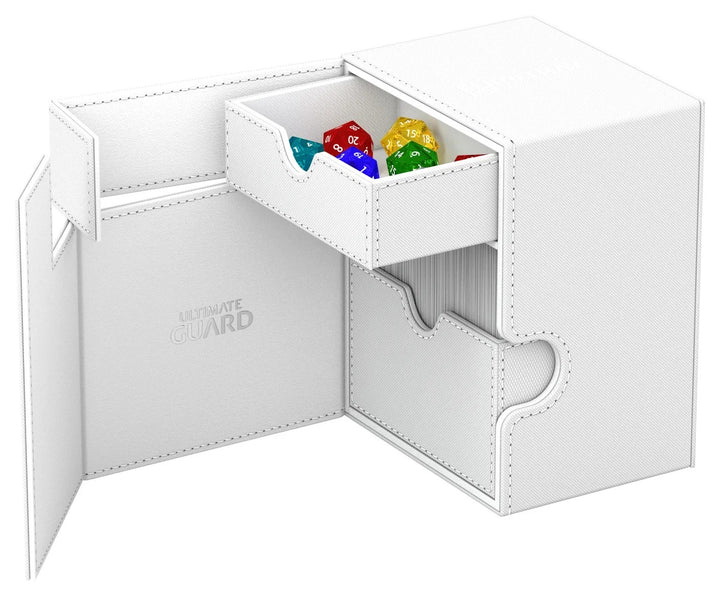 Ultimate Guard Flip'n'Tray 133+ Monocolor – White — official feature / angle 6