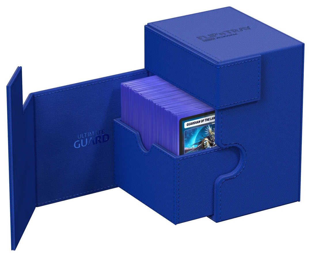 Ultimate Guard FlipnTray 133+ Monocolor - Blue — official angle 3