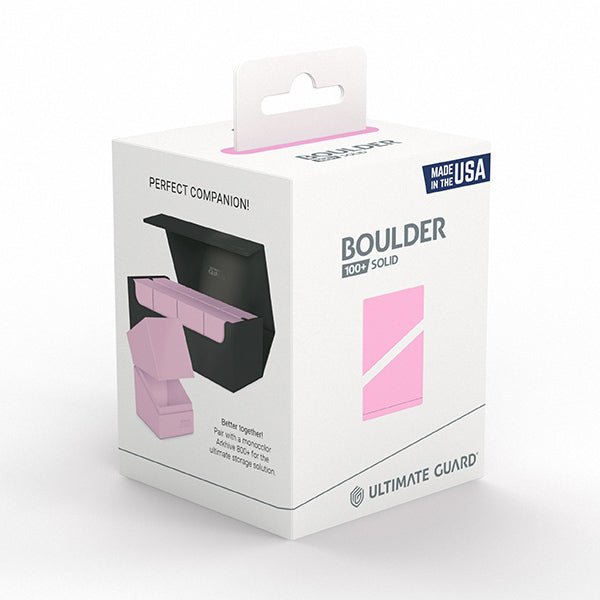 Ultimate Guard Boulder 100+ Solid – Candy Pink