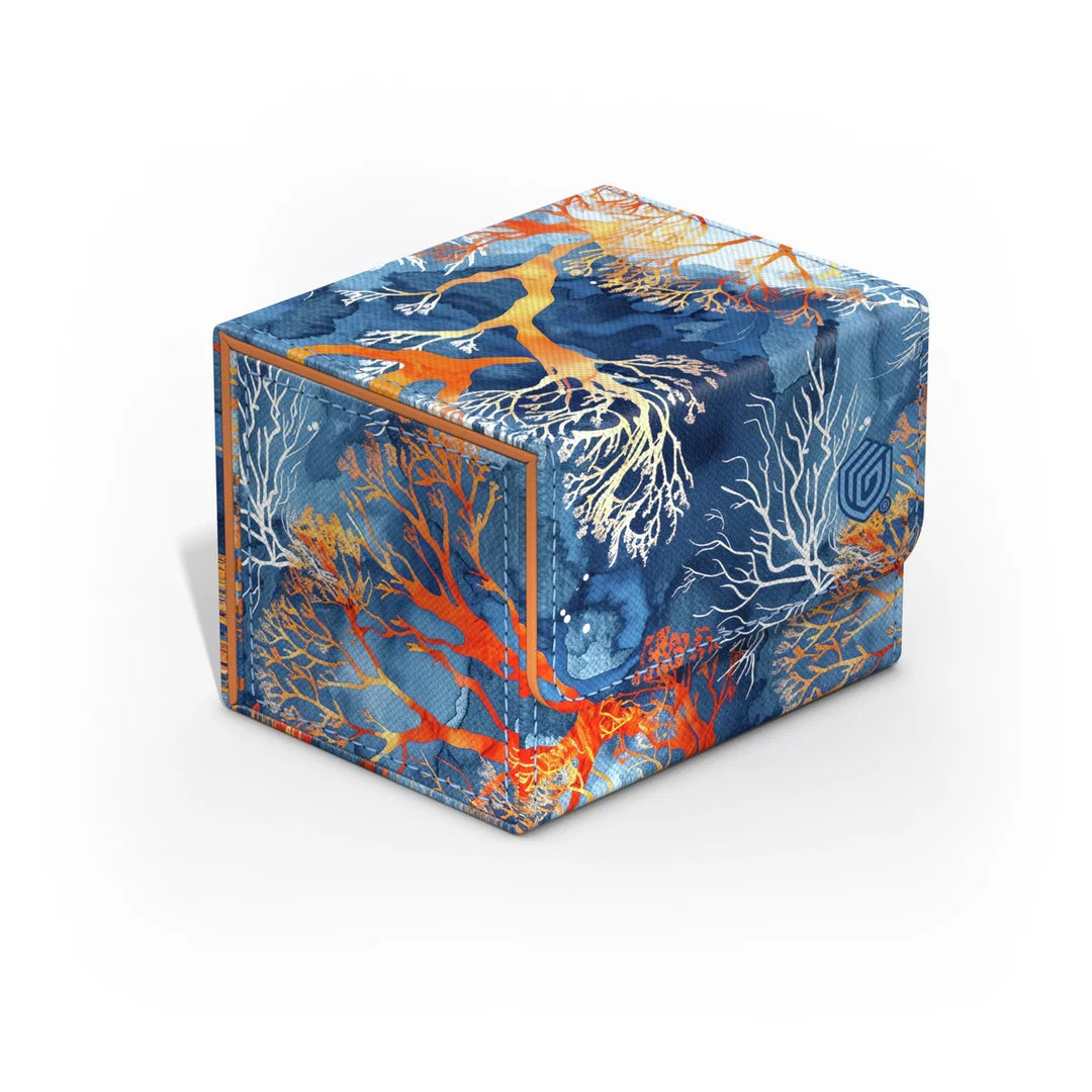 Ultimate Guard Sidewinder 100+ Xenoskin: 2025 Exclusive Coral Places - Fiery Reef — official Ultimate Guard angle 2