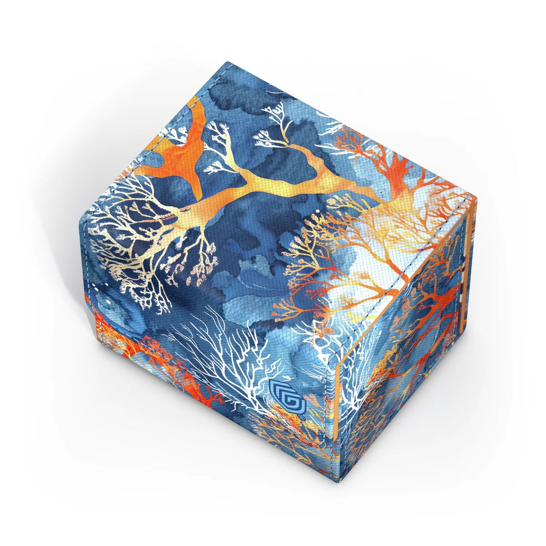 Ultimate Guard Sidewinder 100+ Xenoskin: 2025 Exclusive Coral Places - Fiery Reef — official Ultimate Guard angle 3