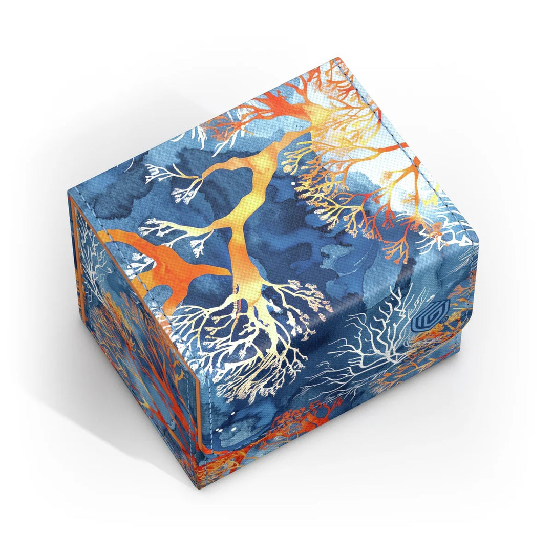 Ultimate Guard Sidewinder 100+ Xenoskin: 2025 Exclusive Coral Places - Fiery Reef — official Ultimate Guard angle 4