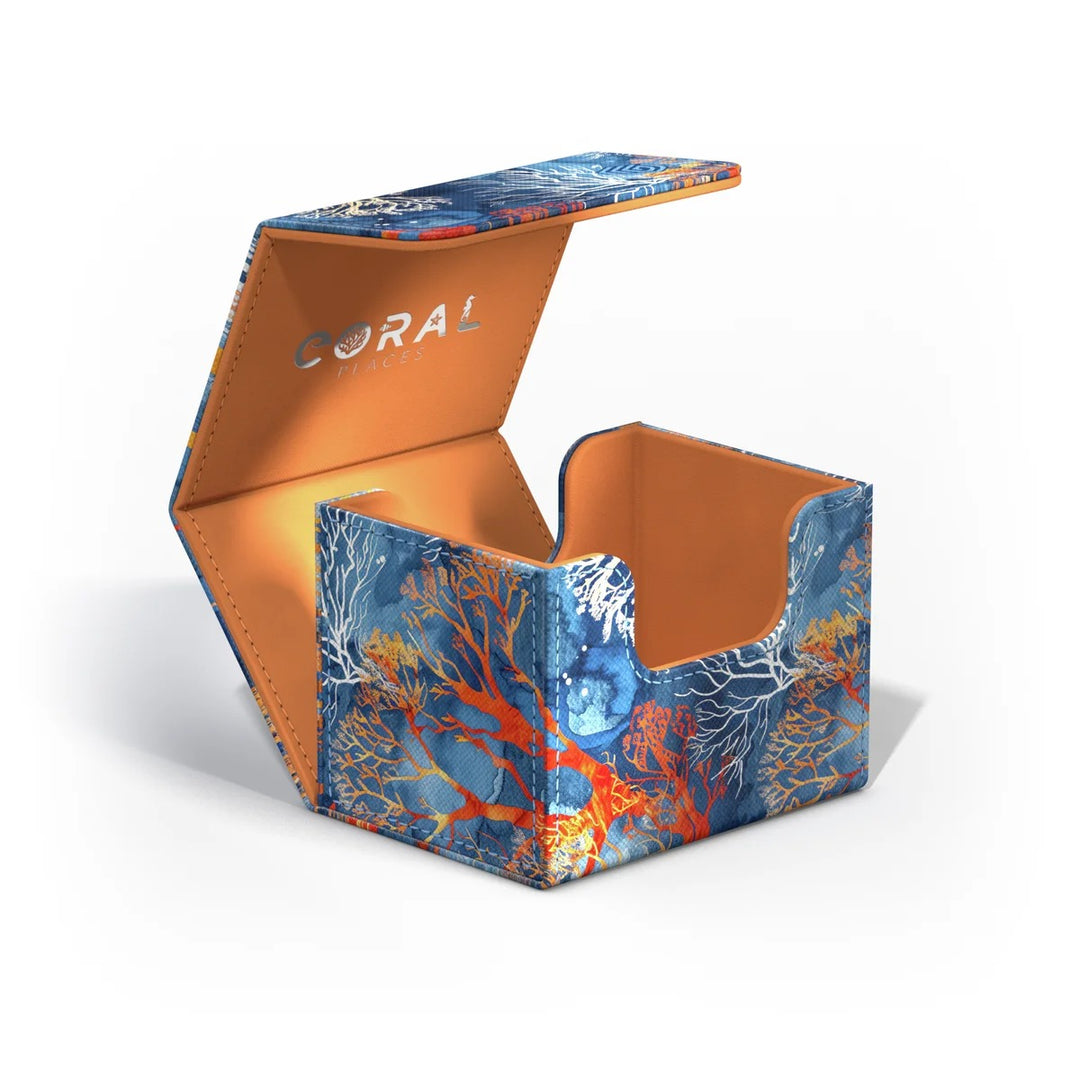 Ultimate Guard Sidewinder 100+ Xenoskin: 2025 Exclusive Coral Places - Fiery Reef — official Ultimate Guard angle 5