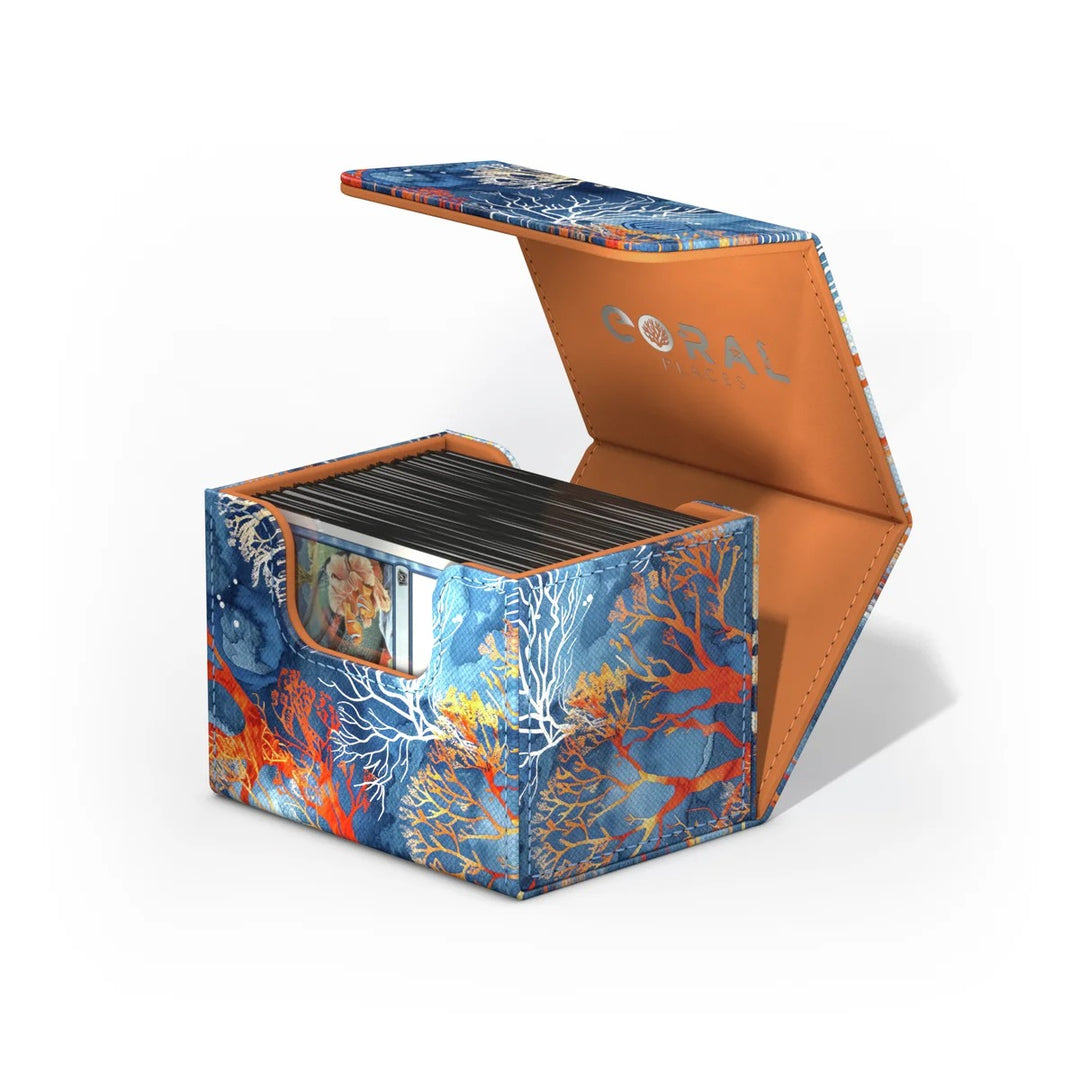 Ultimate Guard Sidewinder 100+ Xenoskin: 2025 Exclusive Coral Places - Fiery Reef — official Ultimate Guard angle 7
