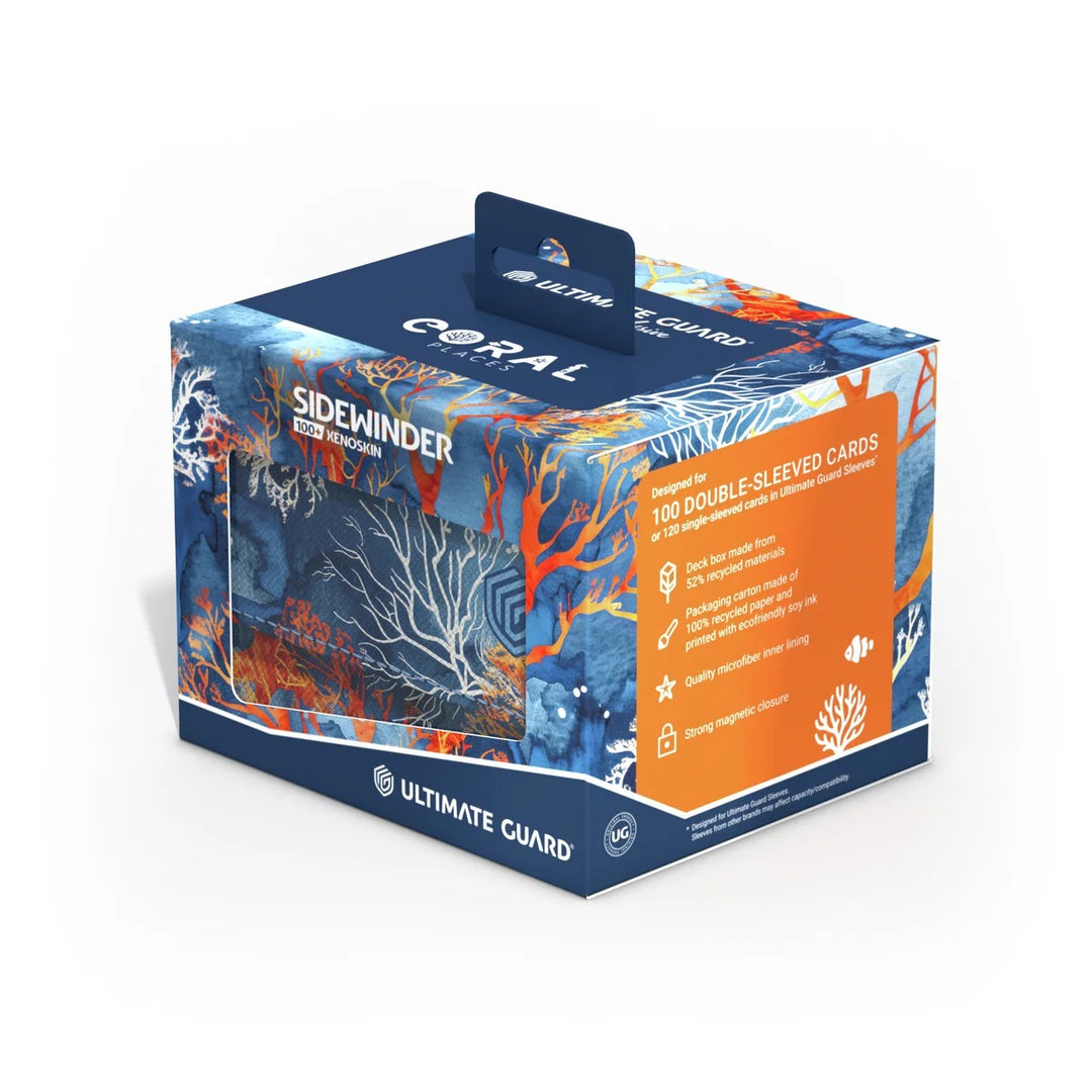 Ultimate Guard Sidewinder 100+ Xenoskin: 2025 Exclusive Coral Places - Fiery Reef — official Ultimate Guard angle 9