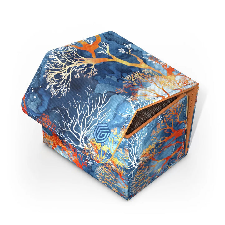 Ultimate Guard Sidewinder 100+ Xenoskin: 2025 Exclusive Coral Places - Fiery Reef — official Ultimate Guard angle 12