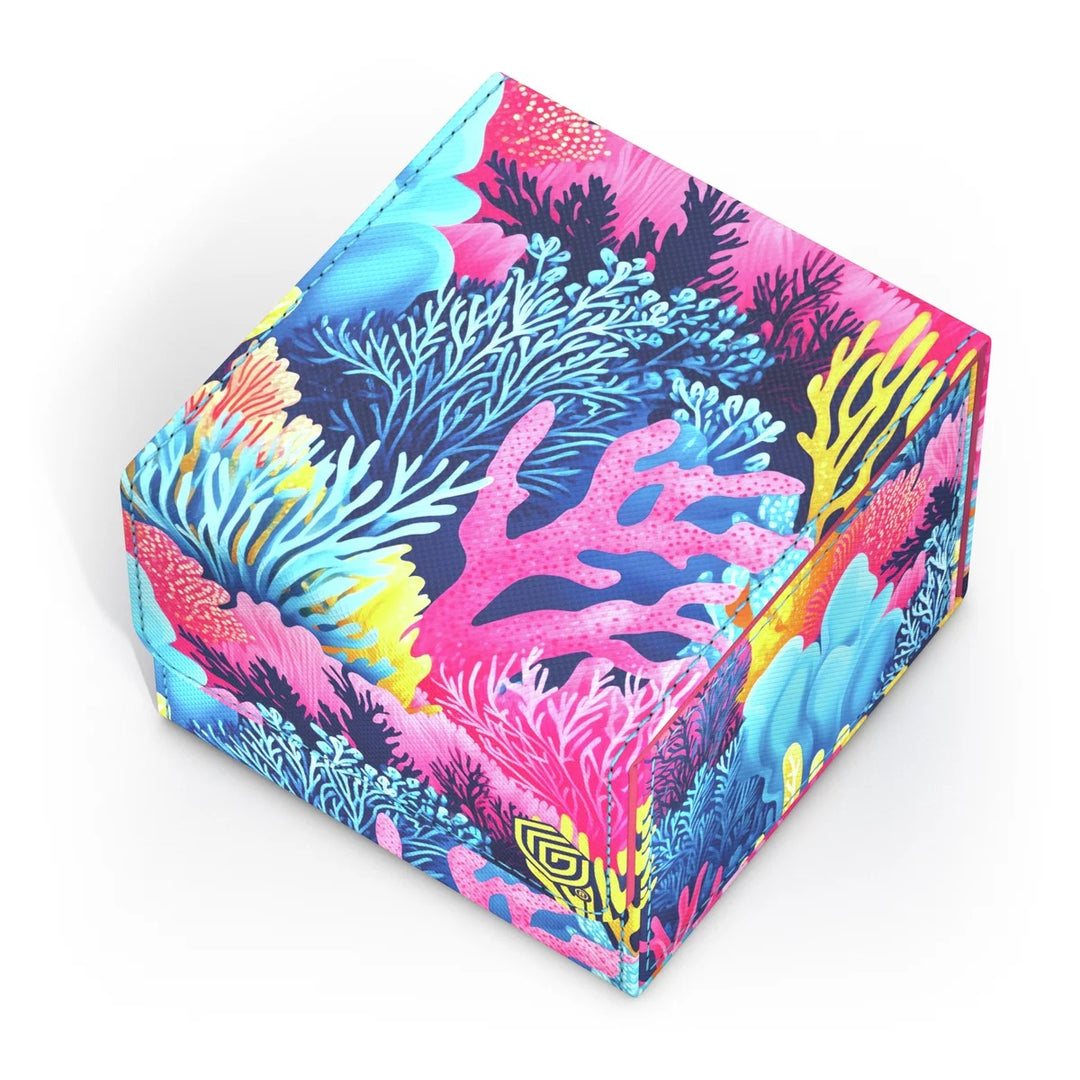 Ultimate Guard: Sidewinder 133+ Xenoskin 2025 Exclusive "Coral Places" - Coral Garden — official Ultimate Guard angle 3
