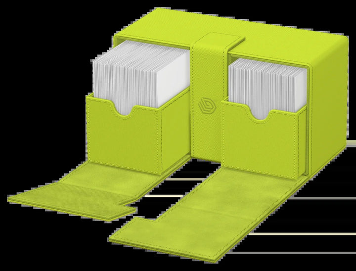 Ultimate Guard: Twin Flip'n'Tray 200+ Summer Edition - Lime — official angle 7