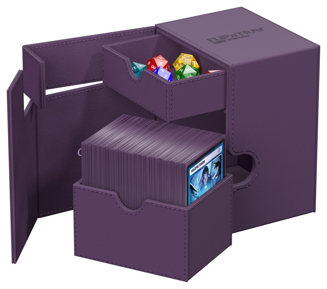 Ultimate Guard Flip'n'Tray 133+ Monocolor – Purple
