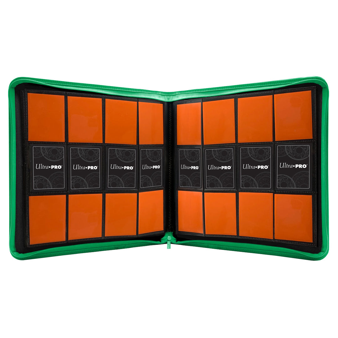Ultra Pro PRO Binder: 12-Pocket Zippered - Green