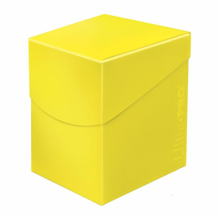 Ultra Pro Deck Box: PRO 100+ Eclipse - Lemon Yellow