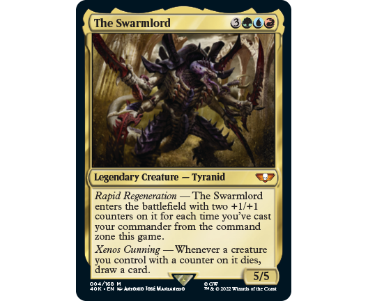 Universes Beyond: Warhammer 40,000 (40K)- Tyranid Swarm Commander Deck (OPENED)