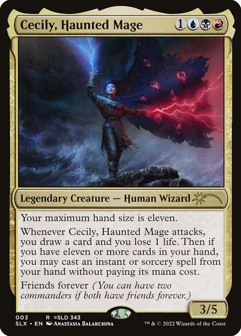Cecily, Haunted Mage (PLIST-792) - The List — official product image (scryfall)