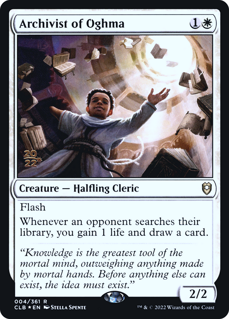 Archivist of Oghma (PRE-04S) - Battle for Baldur's Gate Promos Foil