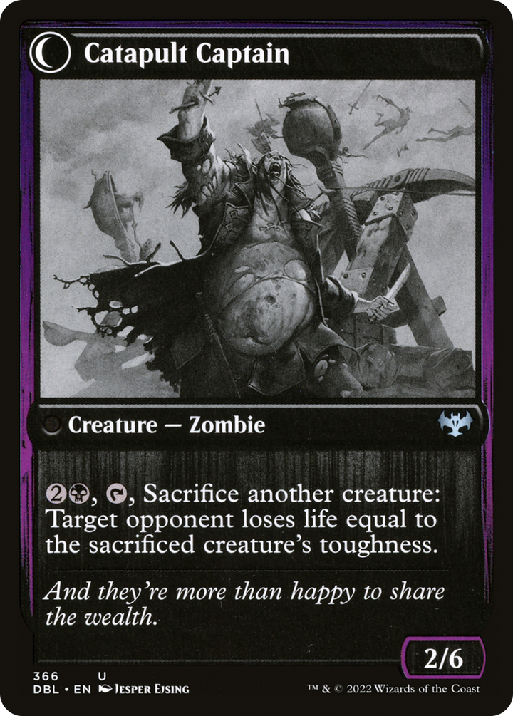 Catapult Fodder (DBL-366) - Innistrad: Double Feature: (Double Faced Transform) Foil