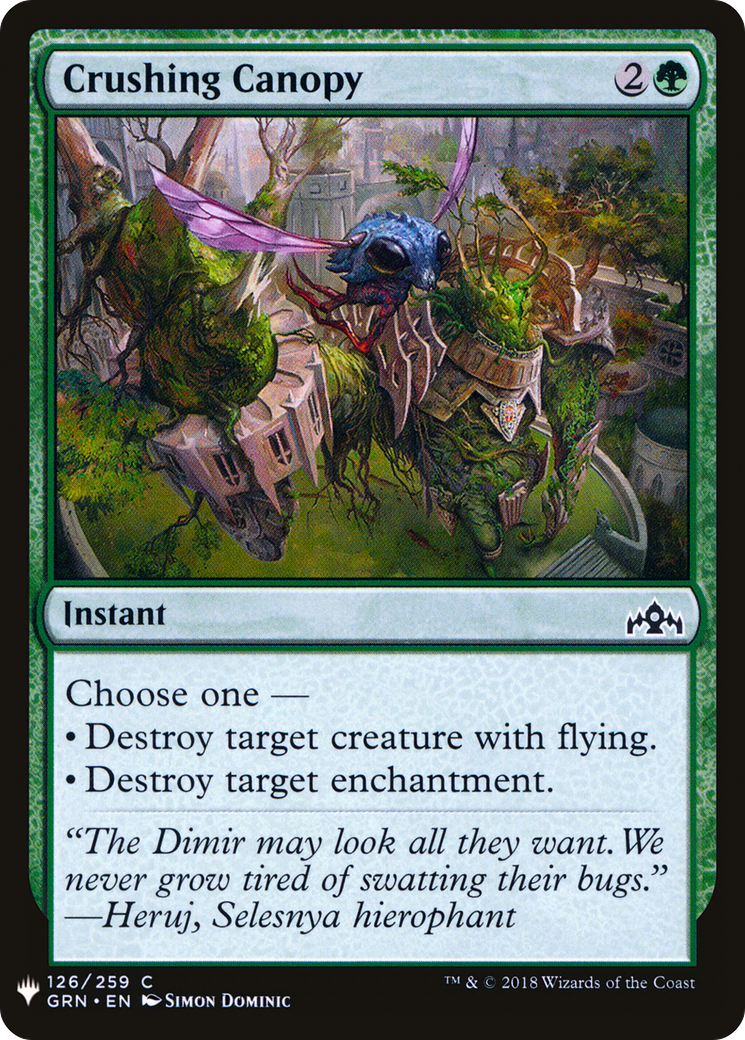 Crushing Canopy (LIST-126) - The List